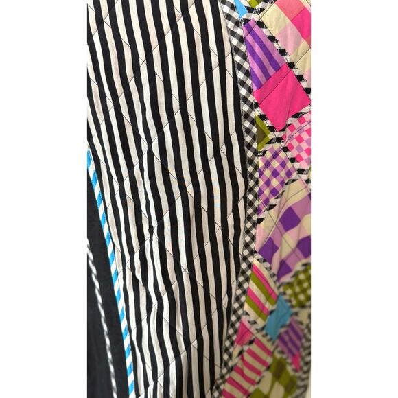 VTG 80s Koos Of Course Funky Colorful Oversized Quilted Jacket Coat - Picture 4 of 8